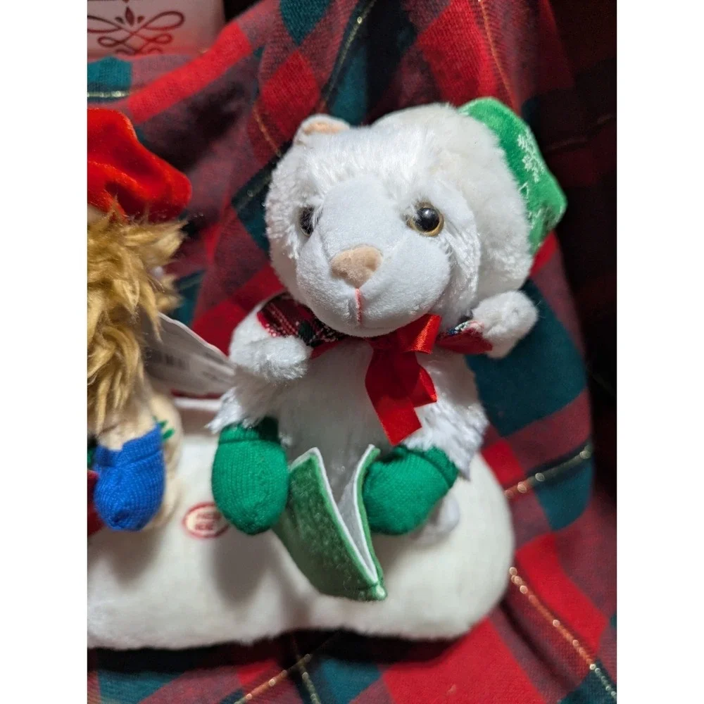 Christmas Singing Snow Pets Animated Musical Plush Dog‎ & Cat